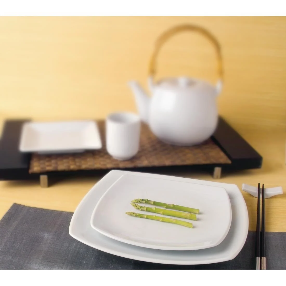 Royal Porcelain Kana Square Plates 210mm