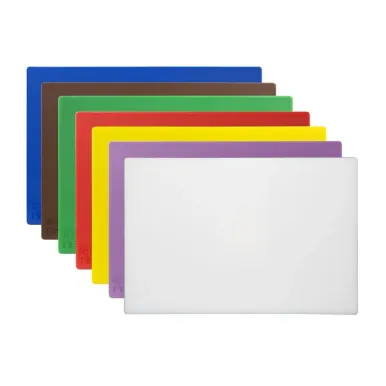 Hygiplas Low Density 7-Piece Chopping Board Set 450x300x10mm