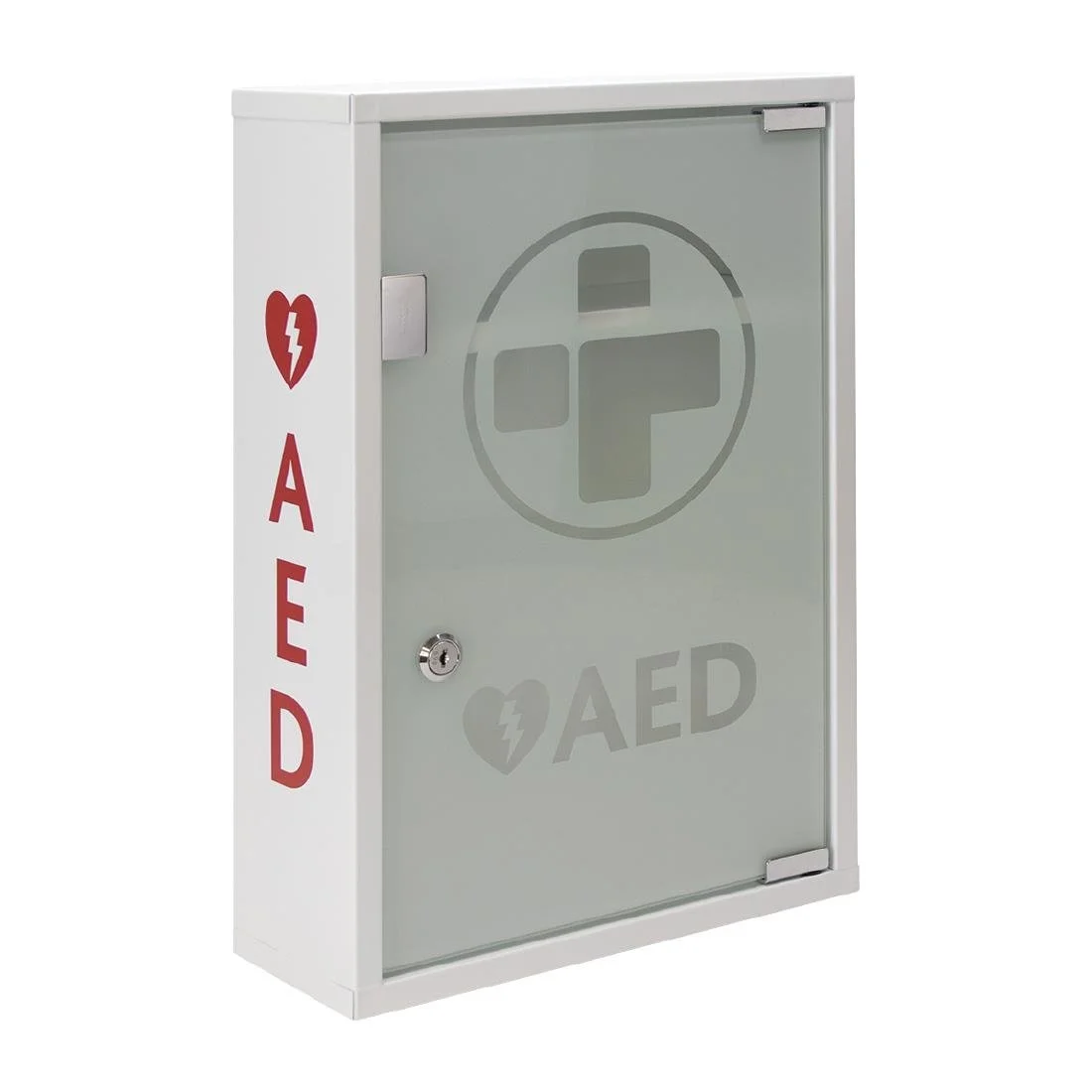 Automated External Defibrillator Alarmed Metal Cabinet - Image 1