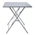 Bolero Perth Grey Pavement Style Folding Table Rectangular 1100x700mm - Image 3