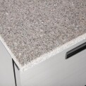 Polar Double Door Refrigerated Counter with Marble Work Top 240Ltr