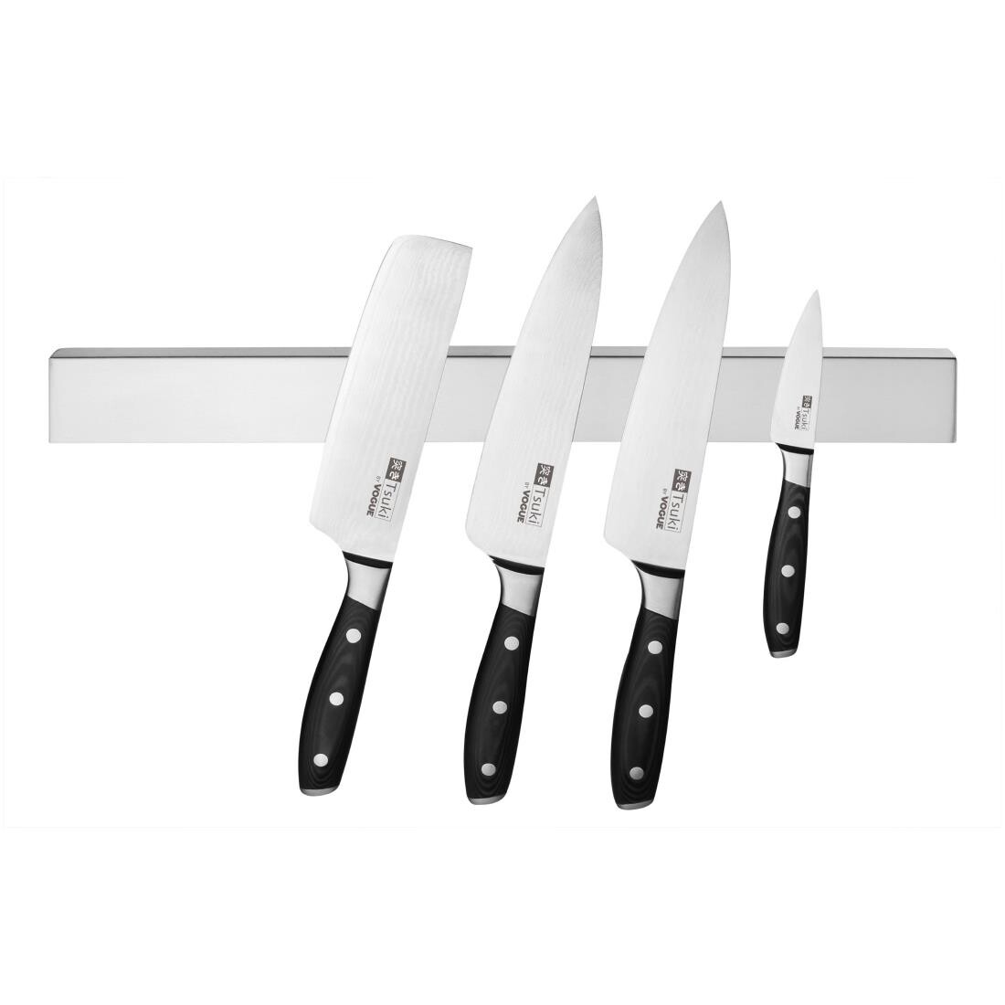 Vogue Stainless Steel Magnetic Knife Rack 460mm