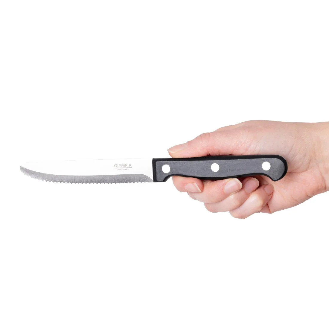 Olympia Rounded Steak Knife Black (12 Pack) - Image 7
