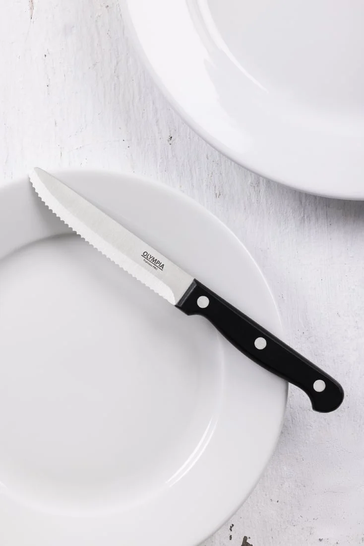Olympia Rounded Steak Knife Black (12 Pack) - Image 8