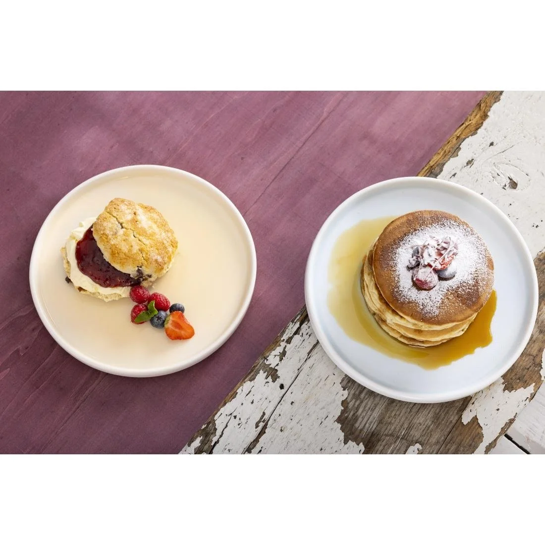 Olympia Fondant Plates Lemon 215mm (6 Pack) - Image 2