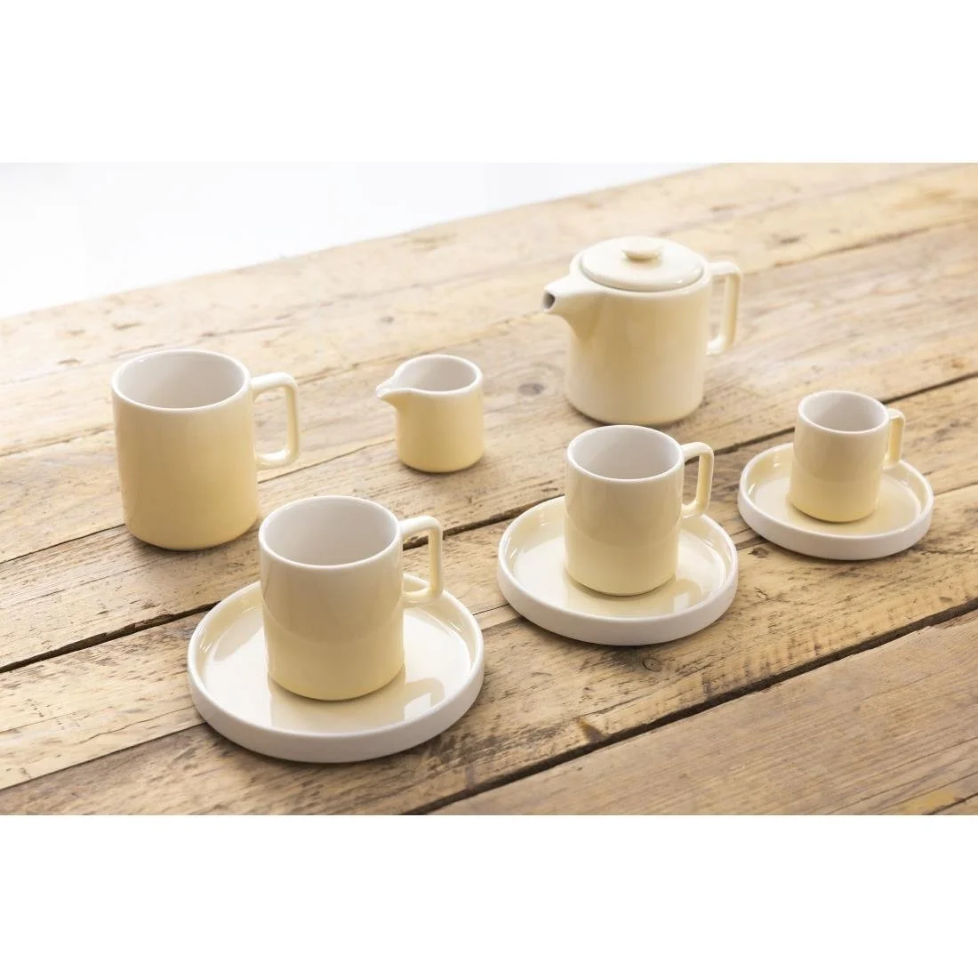 Olympia Fondant Saucers Lemon 155mm (6 Pack) - Image 4