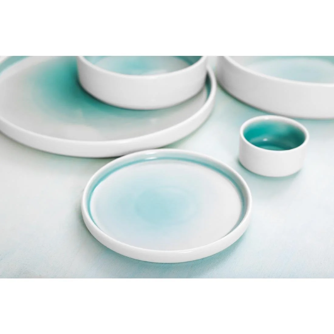 Olympia Fondant Stacking Bowls Mint 215mm (4 Pack) - Image 2
