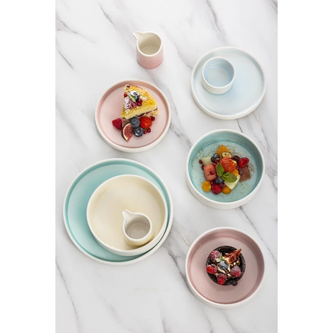 Olympia Fondant Stacking Bowls Mint 215mm (4 Pack) - Image 7