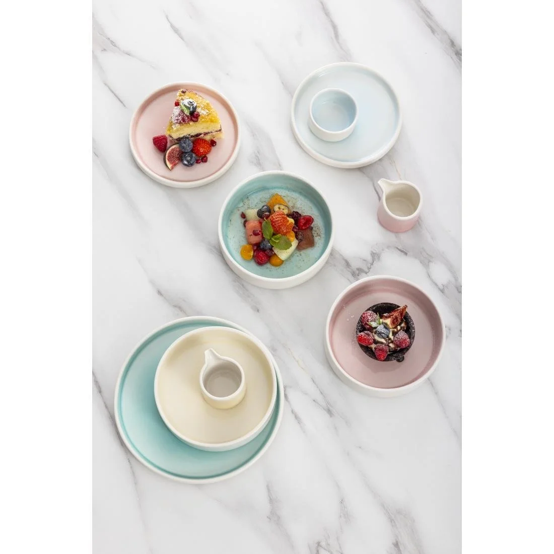 Olympia Fondant Stacking Bowls Lemon 215mm (4 Pack) - Image 6