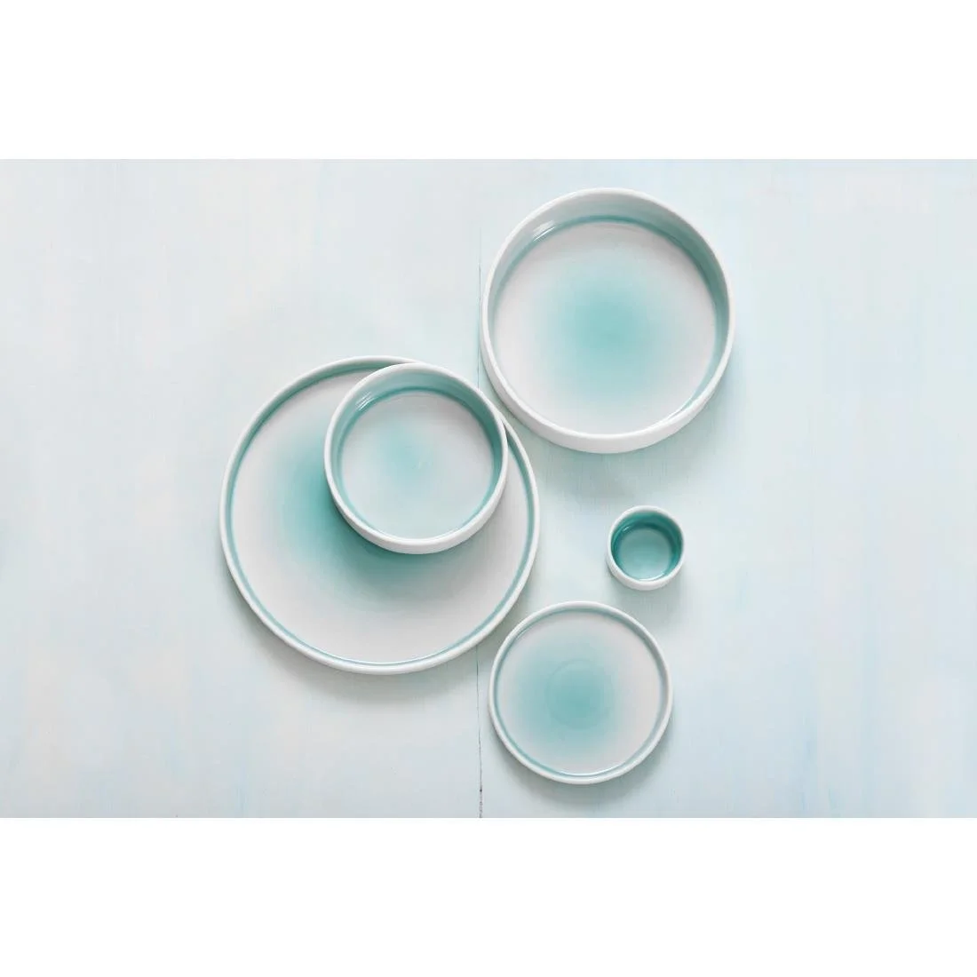 Olympia Fondant Stacking Bowls Mint 215mm (4 Pack) - Image 8