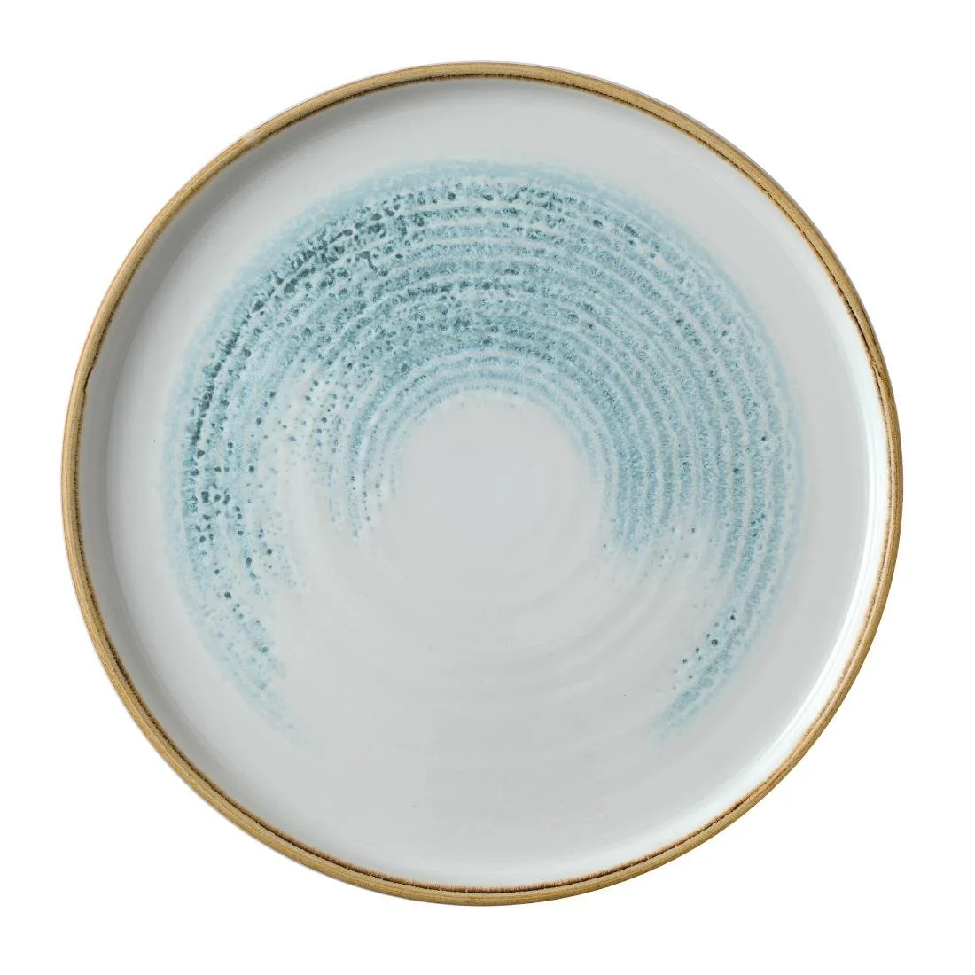 Churchill Homespun Accents Walled Plates Aquamarine 260mm (6 Pack) - Image 1