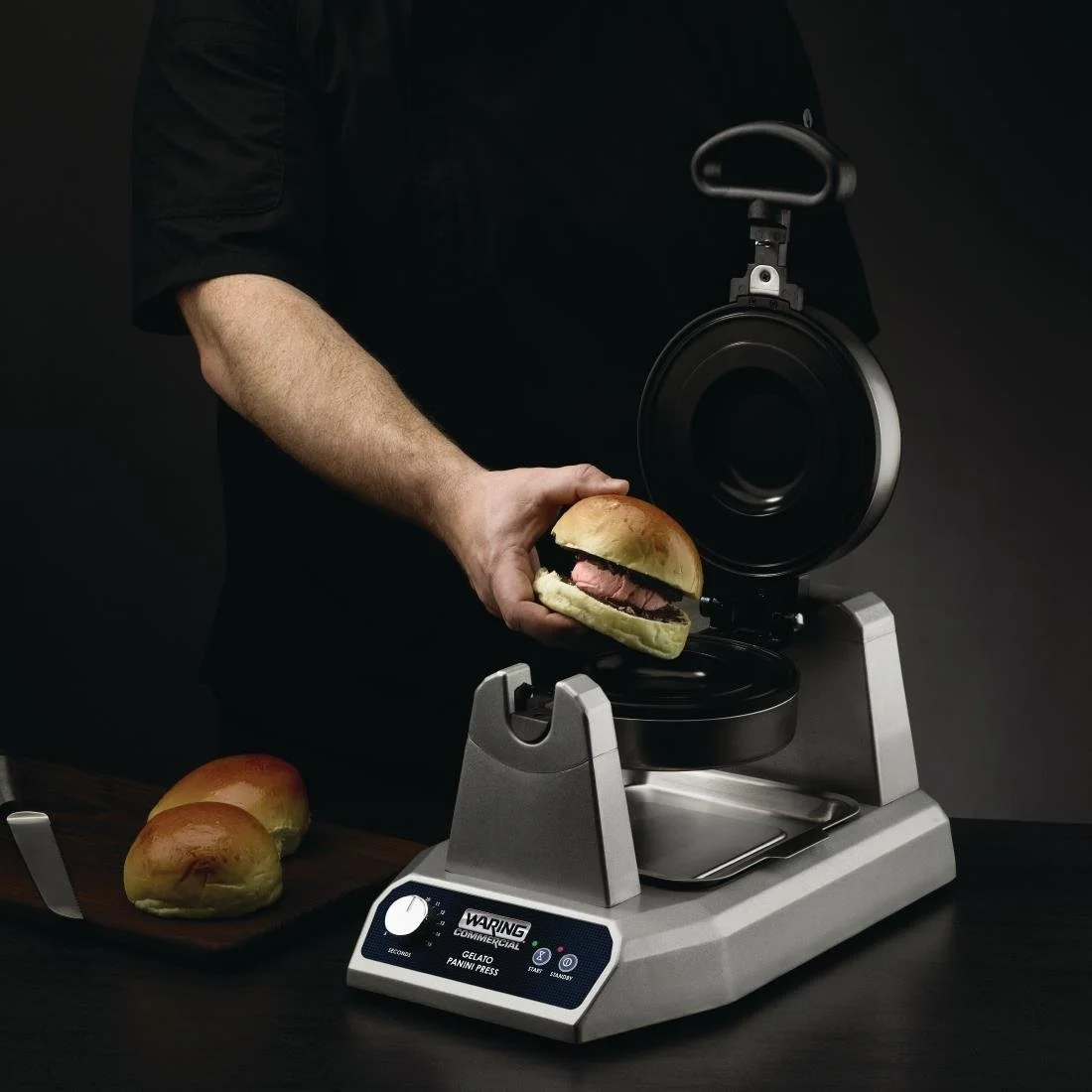 Waring Commercial Gelato Panini Press WWPG180E - Image 4