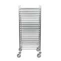 Matfer Bourgeat 20 Level Gastronorm Racking Trolley 2/1GN - Image 4