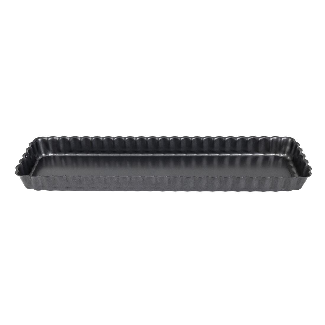 De Buyer Non-Stick Rectangular Tart Mould With Removable Base 36 cm