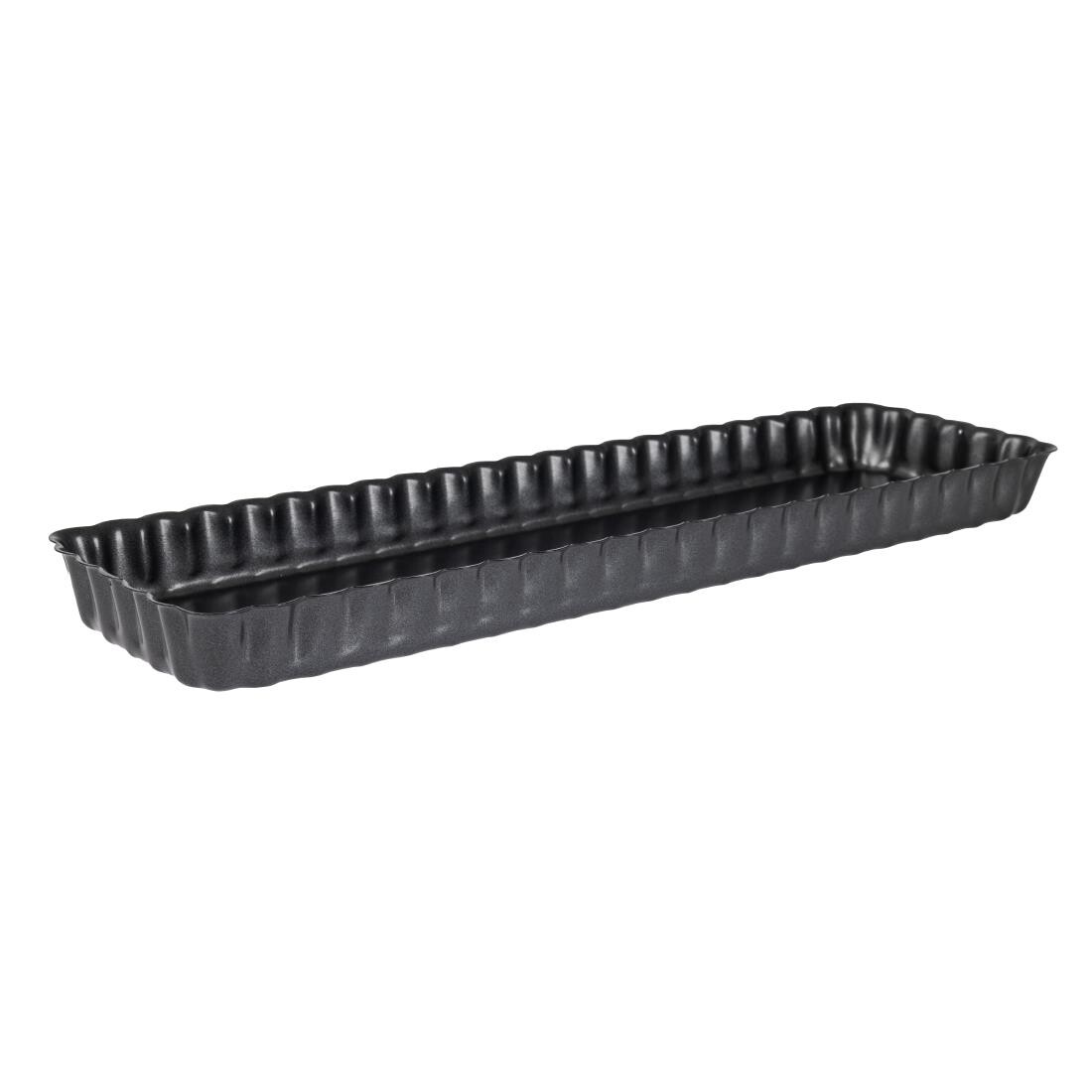 De Buyer Non-Stick Rectangular Tart Mould With Removable Base 36 cm