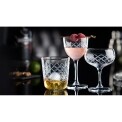 Utopia Raffles Diamond Nick and Nora Glasses 170ml (6 pack)