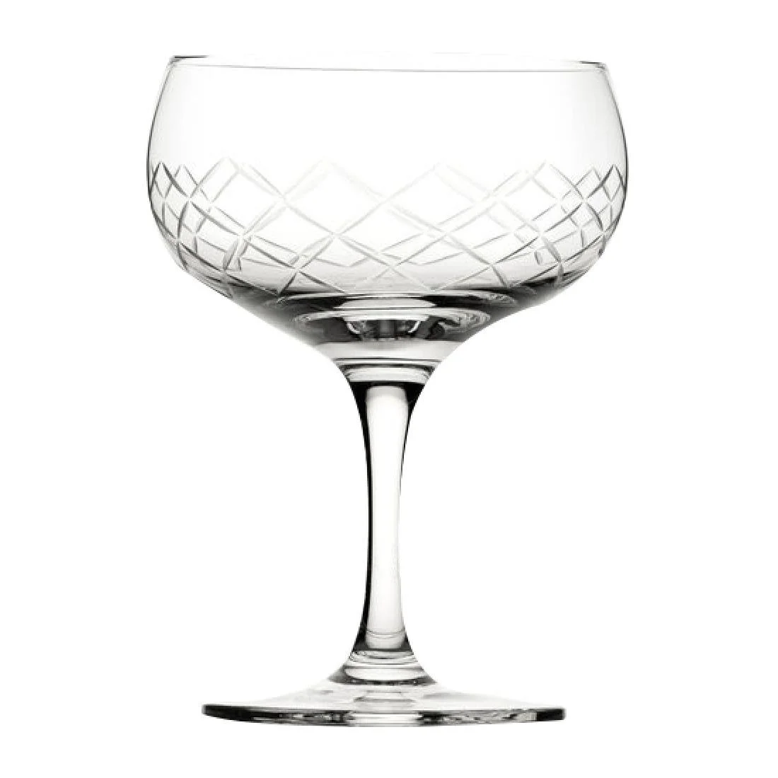 Utopia Raffles Diamond Coupe Glasses 160ml (6 Pack)