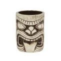 Beaumont Ceramic Toscano Lono Tiki Mug Coffee Brown 450ml - Image 1