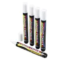 Beaumont Chisel Liquid Chalk Pen White 5mm (5 Pack) - Image 1