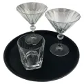 Beaumont Non-Slip Round Tray Black 280mm - Image 2