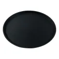 Beaumont Non-Slip Round Tray Black 280mm - Image 1