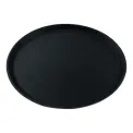 Beaumont Non-Slip Round Tray Black 280mm - Image 4