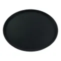 Beaumont Non-Slip Round Tray Black 406mm - Image 1