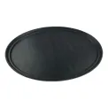 Beaumont Non-Slip Oval Tray Black 685 x 558mm - Image 2