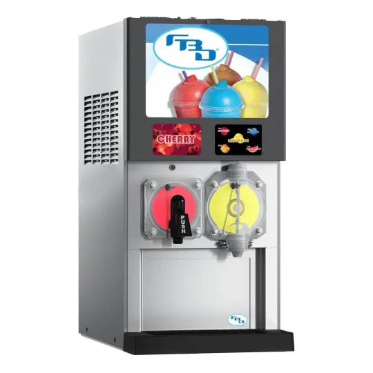 Blue Ice Fizzy Slush Machine 2x 3.7Ltr T180-MULTI