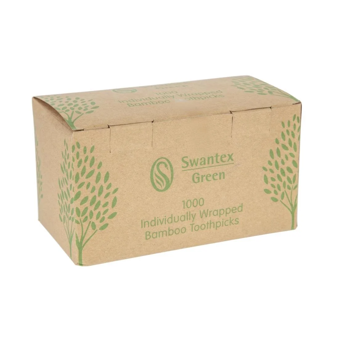 Individually Wrapped Biodegradable Bamboo Toothpicks (1000 Pack) - Image 3
