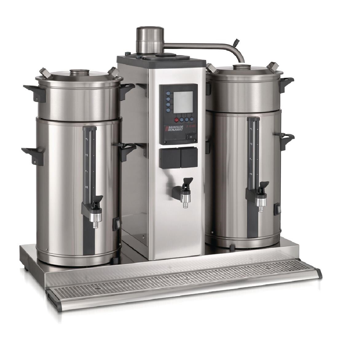 Bravilor B10 HW Bulk Coffee Brewer with 2x10Ltr Coffee Urns and Hot Water Tap 3 Phase