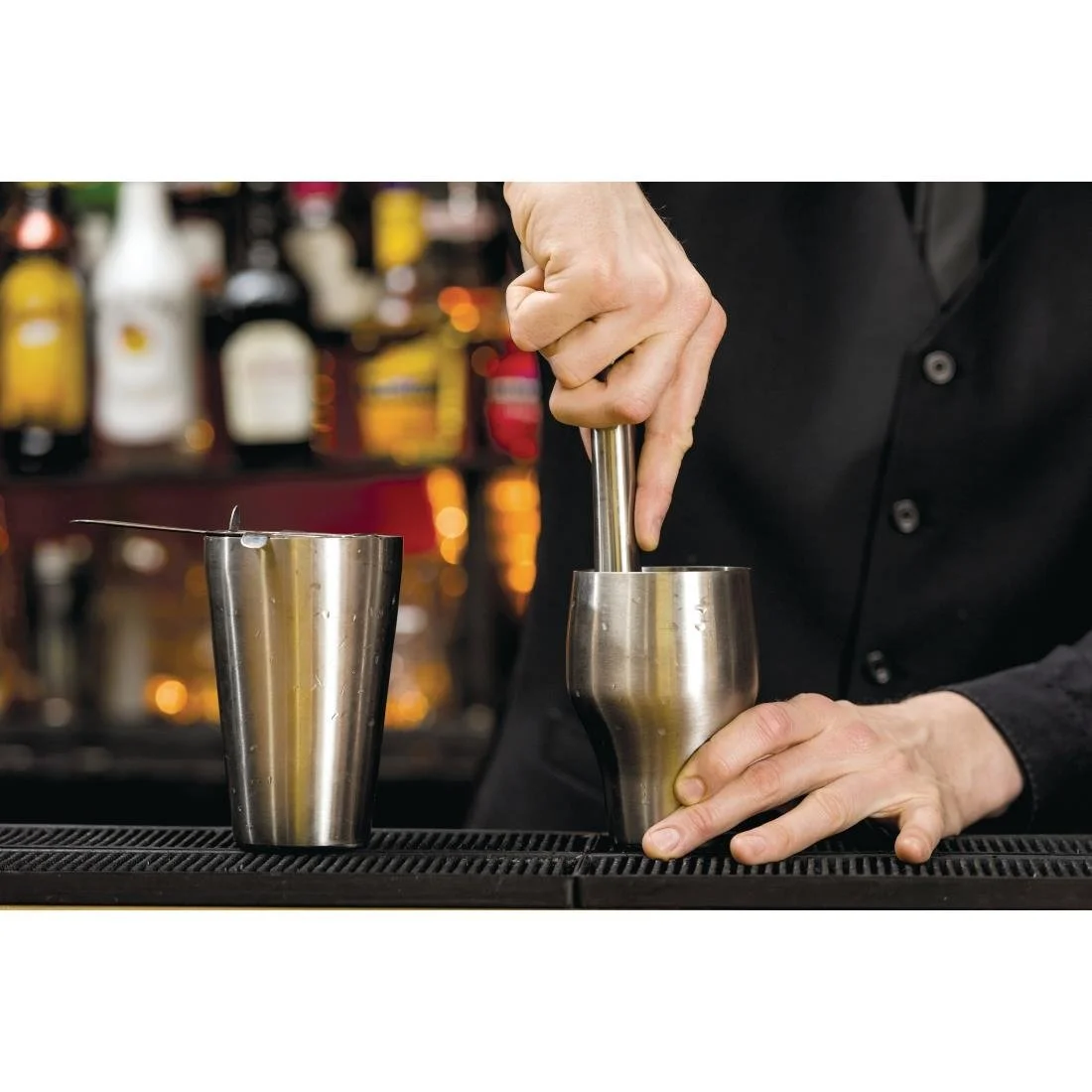 Beaumont Mezclar French Cocktail Shaker Satin 600ml - Image 9