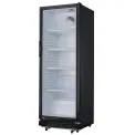 Nisbets Essentials Upright Display Cooler Black - 346Ltr - Image 1