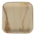 Fiesta Compostable Palm Leaf Plates Square 200mm (100 Pack) - Image 1