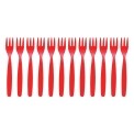 Polycarbonate Fork Red Kristallon