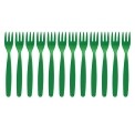 Polycarbonate Fork Green Kristallon
