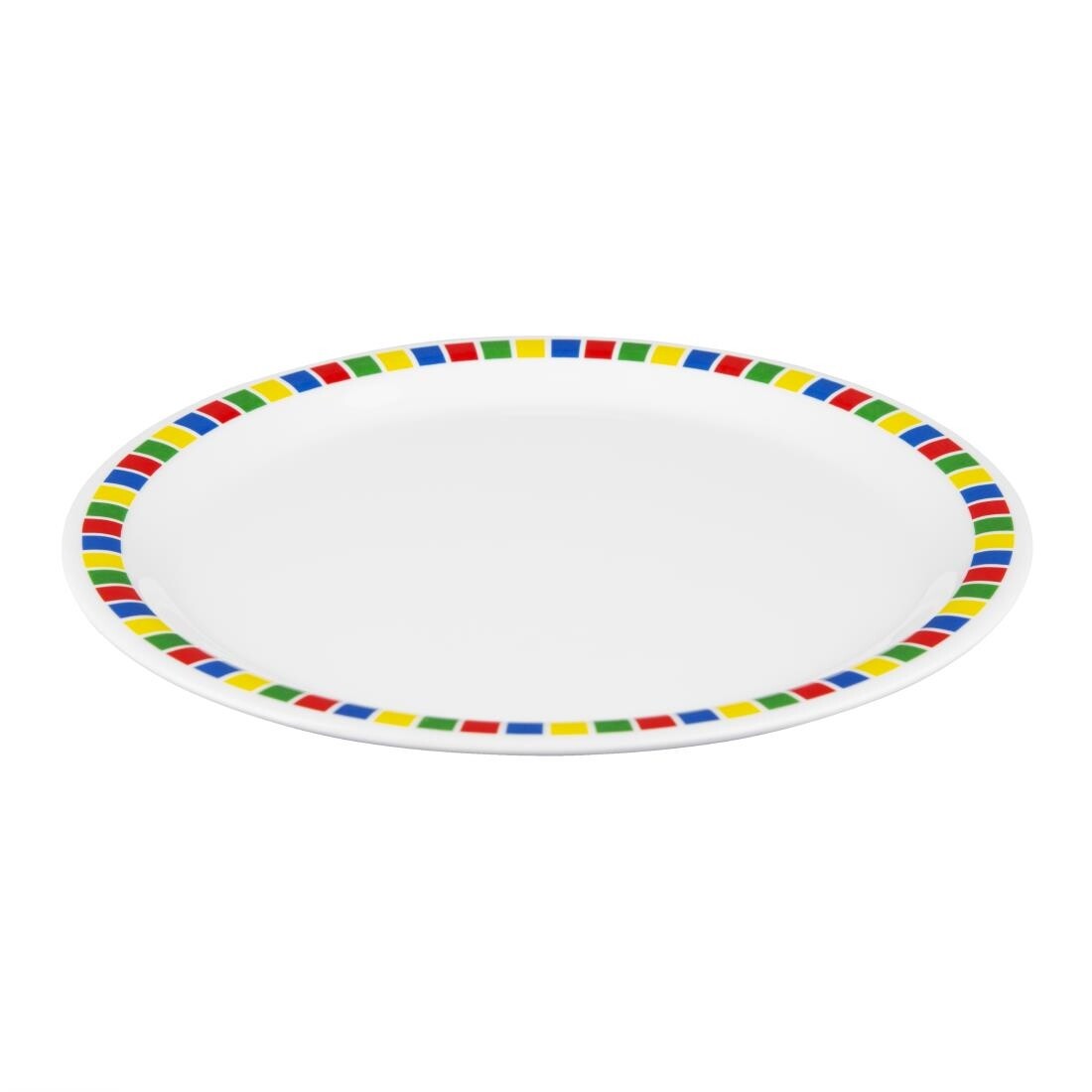 Kristallon Fairground Melamine Dinner Plates 230mm