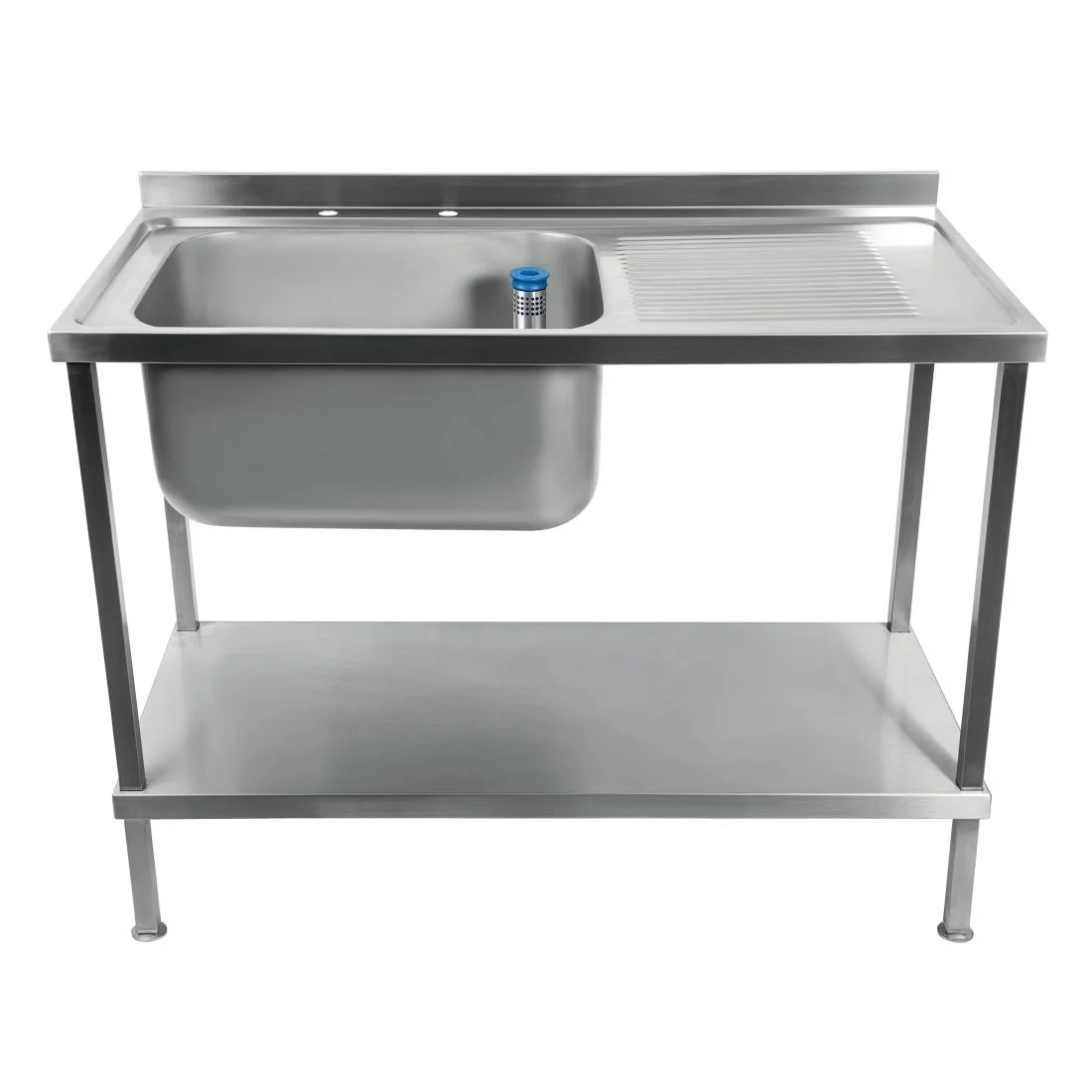 Holmes Fully Assembled Stainless Steel Sink Single Right Hand Drainer 1200mm