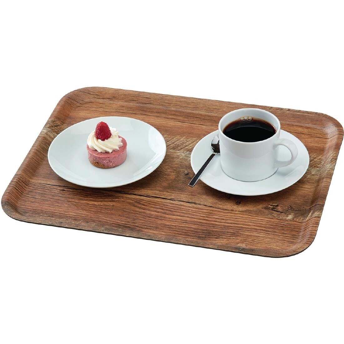 Cambro Madeira Tray Brown Oak 460mm