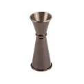 Olympia Banded Jigger Gunmetal 25ml/50ml - Image 1