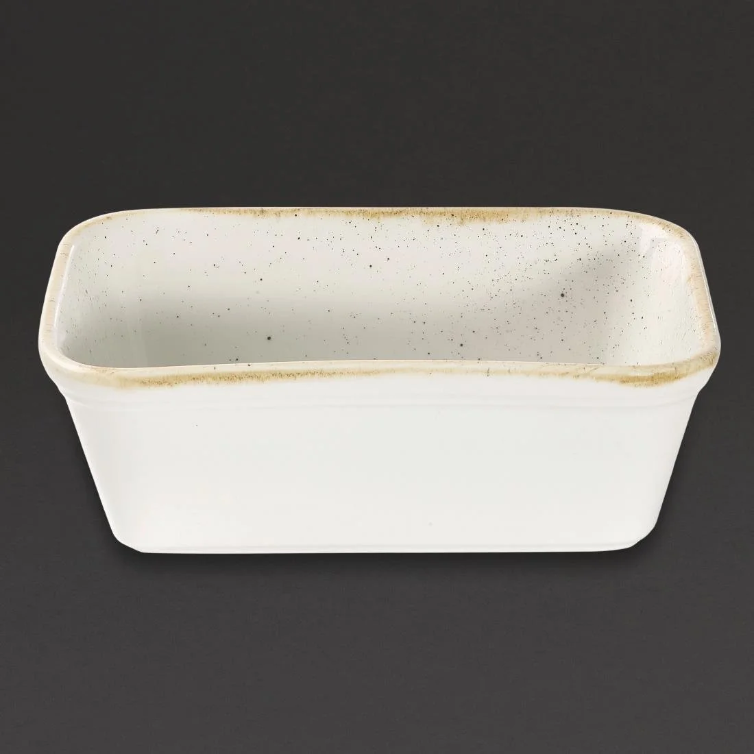 Churchill Stonecast Deep Rectangular Dishes Barley White 160mm (12 Pack) - Image 4