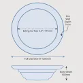 Olympia Heritage Raised Rim Bowls Yellow 205mm (4 Pack) - Image 2