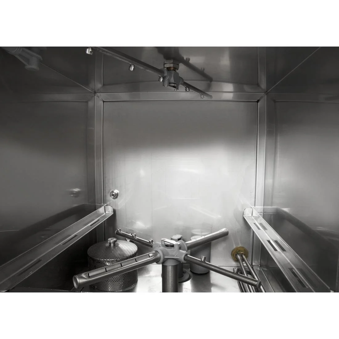 Buffalo Undercounter Glasswasher with Drain Pump 400x400mm Baskets - Image 3