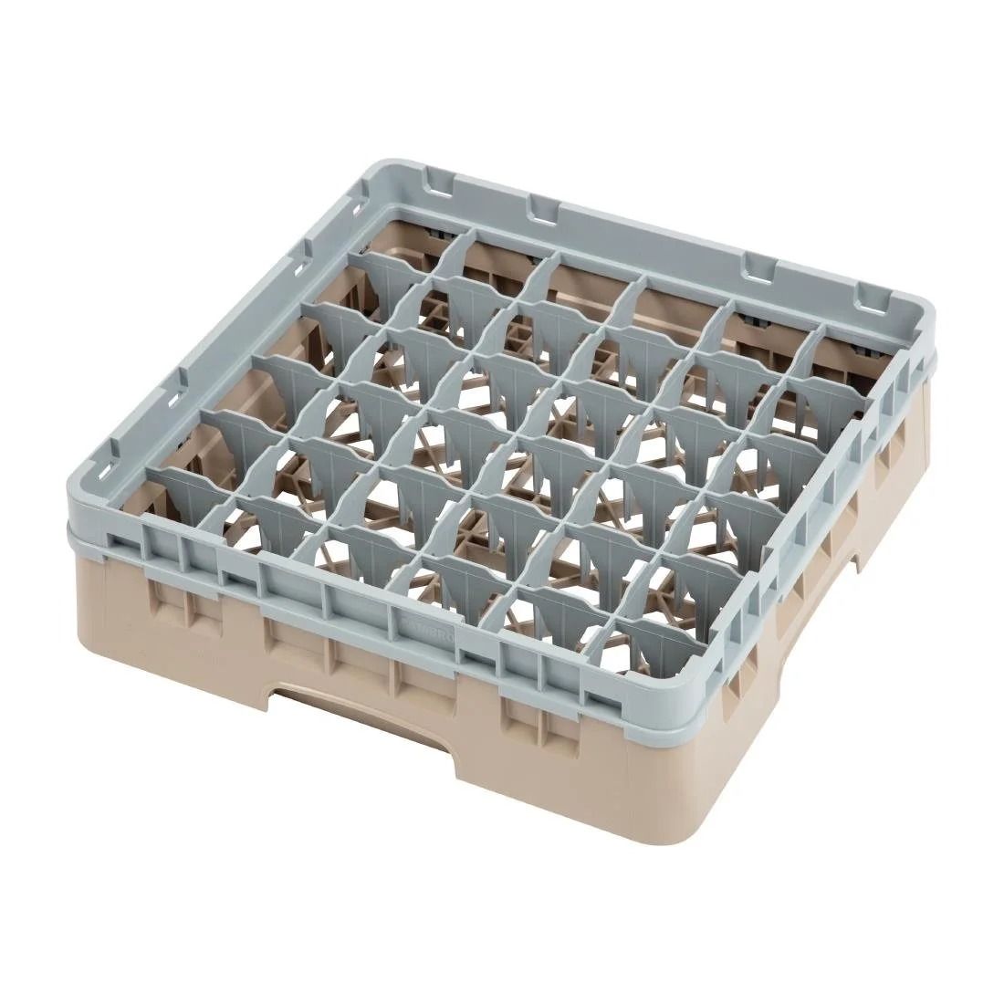 Cambro Camrack Beige 36 Compartments Max Glass Height 92mm - Image 1