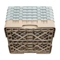 Cambro Camrack Beige 36 Compartments Max Glass Height 257mm - Image 5