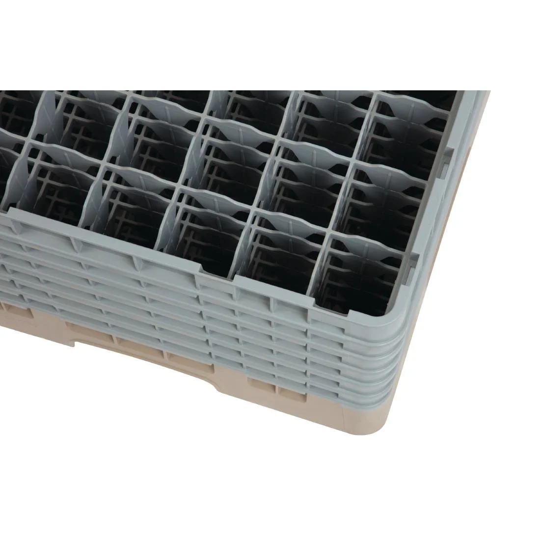 Cambro Camrack Beige 49 Compartments Max Glass Height 298mm - Image 3