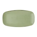 Churchill Stonecast Sage Green Chefs' Oblong Plates 355mm (6 Pack) - Image 1