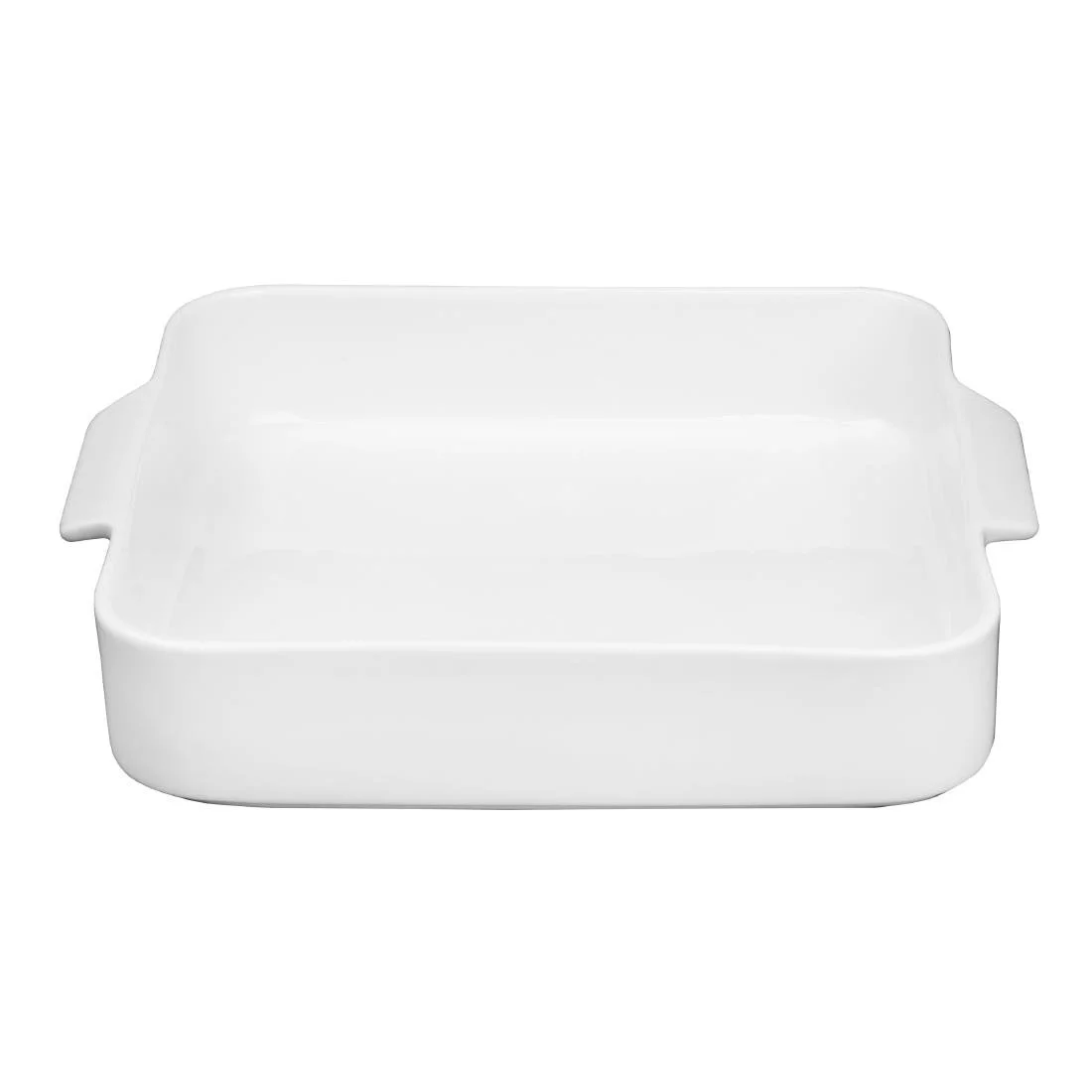 Olympia Whiteware Square Eared Roaster 260x225x50mm (2 Pack) - Image 2