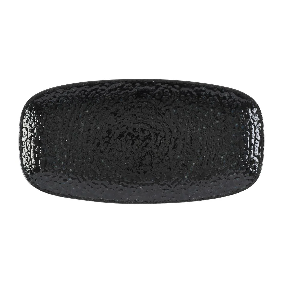 Churchill Studio Prints Homespun Chroma Carbon Chefs' Oblong Plates No. 3 -298 x 153mm (12 Pack)