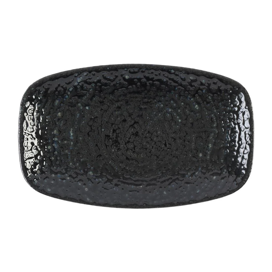 Churchill Studio Prints Homespun Chroma Carbon Chefs' Oblong Plates No. 1 -200 x 121mm (12 Pack)